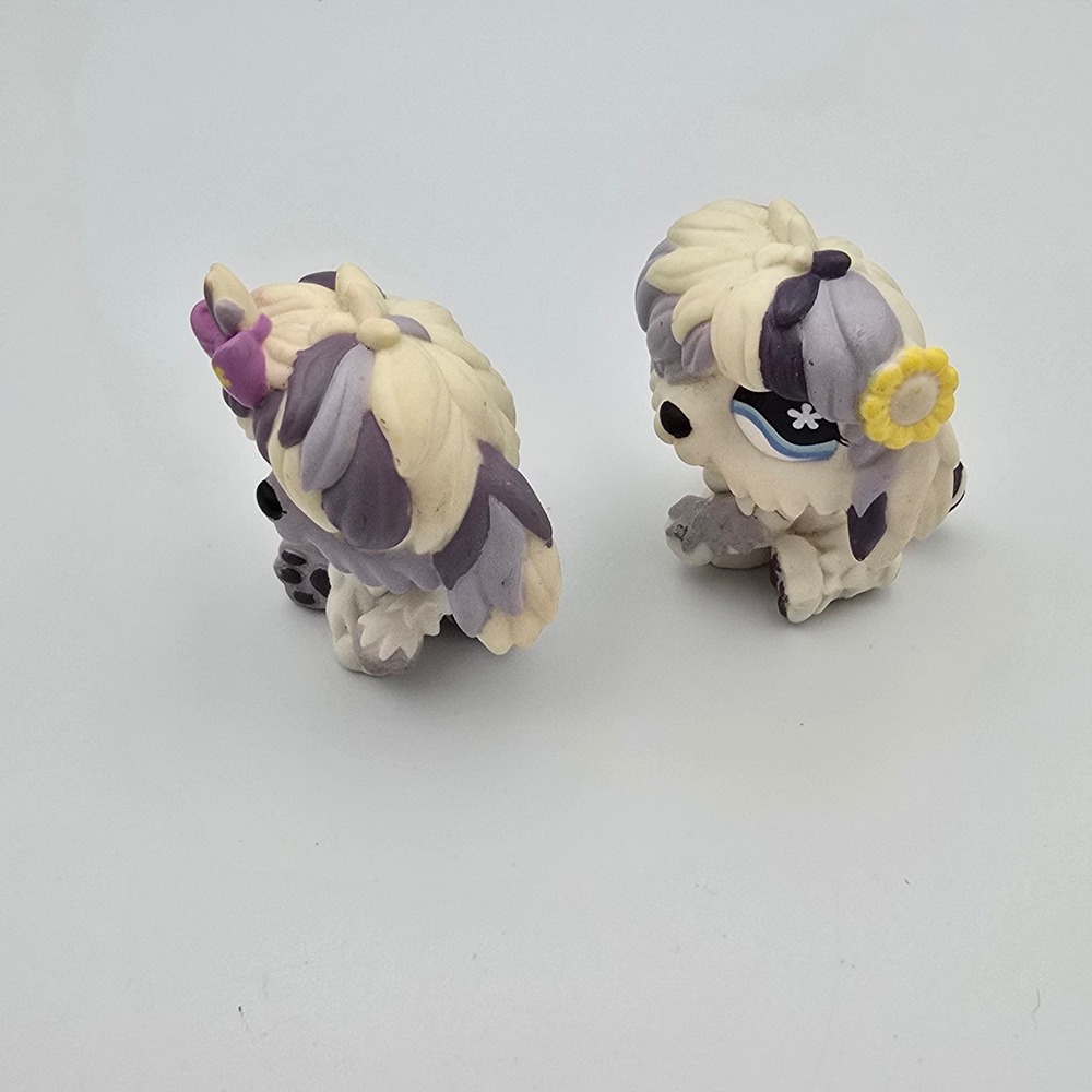 Littlest Pet Shop (LPS) Cuddliest Pet Pairs set #465 #466 Sheepdog Hasbro 2007 - Picture 5 of 7